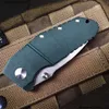 Mini BM 755 Składający nóż M390 Blade Titanium stop G10 Uchwyt kempingowy kieszonki kieszonkowe EDC