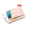 1pc Nouveau Fi Femmes Portefeuilles Zipper PU Porte-monnaie en cuir Mini porte-clés Portable Petit portefeuille Multi carte Bit Titulaire de la carte L0lq #