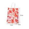 Gift Wrap 12pcs Valentine's Day Bags Favor Reusable Year Retail Tote