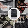 مربع ماكياج ماكياج محمولة Estuche Para Maquillaje Makeup Makeup Bag Bag Commetic Women Women Women for Travel Z3CP#