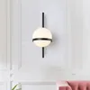 Wandlamp Scandinavische stijl led-lampen op de spiegel gemonteerde ontwerpstickers slaapkamerdecoratie nachtkastje voor thuis binnenverlichting