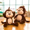 Söt och söt Monkey Doll Plush Toy Soft Pillow Monkey Grab Machine Doll Scissor Machine Gift Girl Girl Friend As Present