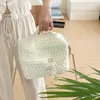 Borsa cosmetica floreale di grande capacità Cott Borse casual trapuntate per trucco da donna Custodia da viaggio Borsa da viaggio Pochette Borsa K3bk #