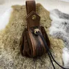 Portez quotidien steampunk soot-coussin Sac à courroie médiévale sac nordique portable sac à bands de taille viking style imperméable sac de taille h2lh #