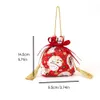 Lucky Cat Canvas Fr Drawstring Bag Satin Bow Sakura Floral Ribb Bow Wrist Bag Storage Bag Stripe Bowknot Tassel Handbag q2Nc #