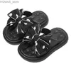 Thuis Schoenen Meisjes Sandalen Outdoor Antislip Zachte Bodem Strik Prinses Indoor Grote Midden Kinderen Baby Strand Slippers Y240401