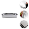 Dinnerware Sets Stainless Steel Deep Pans Sheet Cake Pan For Oven Bakeware Set Storage Tray