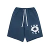 Hommes Shorts pour hommes courts hommes Designer Shorts coton décontracté lettre lâche longueur au genou court homme vêtements d'été mode décontracté cordon pantalon taille européenne M-XL