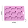 Baking Moulds Silicone Mold No Odor Dachshund Dog Shaped Ice Tray Dessert Easy Demoulding Reusable Cube Party Supplies