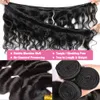 30 32 inch Body Wave Bundels Human Hair Braziliaans Maagd Hair Weave 1/3/4 PCS Bundels Actual Black Virgin Hair Extensions