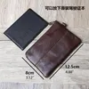 vintage Leather Men's Card Holder Top Layer Cowhide Coin Purse Ladies Credit Card Bag Ultra-thin Driver's License Hard ID Card s4nx#