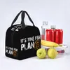 It's Time For Plan Bitcoin Lunch Bag Frauen Kryptowährung Blockchain Tragbare Kühler Thermal Isolierte Lunch Box Schule Lebensmittel Tasche j91j #