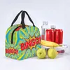 Gioco caldo Bingo Lunch Bag Dispositivo di raffreddamento a tenuta termica Lunch Box isolato per le donne Bambini Scuola Beach Cam Travel Food Tote Borse w9yQ #