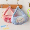 Kawaii Plush Cinnamoroll Melody Kuromi Women Tote Handbags Shoulder Bags Fashion Female Messenger Bags Purses Christmas Gifts For Girls 239