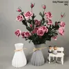 Vasos arranjo de simplicidade inquebrável sala de estar decoração de casamento ornamento de escritório vaso de flor quarto moderno acessórios anti-cerâmicos