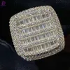 2024 Hot Sale Low Price Red Round Moissanite Ring