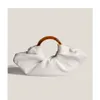 Hobo Niche Designer Hoorn Acryl Ring Handtas Tas Voor Vrouwen Geplooide Hand Dumpling 2024