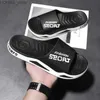 home shoes Mens Slippers Fashion Outwear Home Indoor Bathroom Thick Bottom Simple Mens Slippers Y240401