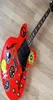 Custom Made TPP Alvin Lee Guitar Big Red 335 Pro Tribut Semi Hollow Body Electric Guitar Block inlay Neck HSH pickup3280347