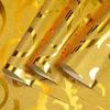 Sfondi Impermeabili di lusso Foglia d'acanto Carta da parati Decorazioni per la casa Rivestimenti murali moderni Rotolo di carta damascata metallizzata con glitter oro