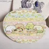 Kudde/dekorativ kudde kawaii tecknad rosa sumikko gurashi modern minimalistisk stil soffa mat matsal bordsstol kuddar unisex stol mattan y240401