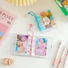 Ins Carto 20 Space Binder Titulaire de la carte Livre ProtableTransparent Album Fille DIY Idol Petite Carte Collecti Livre M3Ga #