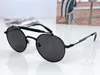 Occhiali da sole rotondi Argento Grigio per Donna Uomo Occhiali da sole estivi Gafas de sol Occhiali da sole firmati Tonalità Occhiali da sole Occhiali con protezione UV400