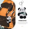 Gift Wrap Panda Keychain Plush Pendant Animal Stuffed Keyring Cartoon Fob Adorable Bag Hanging