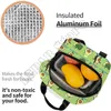 Avocado Yoga Lunchbox Isolierte Lunchboxen wasserdichte Mittagstasche wiederverwendbare Tasche mit FT -Tasche für Strandbüro Picknick J5ch#