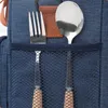 Duża pojemność podwójnej warstwy torby na lunch termiczne insulati piknikowe torba napojów spożywczy