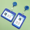 1pc Plastic Id Id Tag Staff Work Pass Card Capt