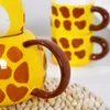Teaware sets schattige giraf porseleinen theeset creatieve keramische cup pot theepot mok