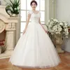 New oversized wedding dress slim fit and slimming shoulders level chubby lace flower one shoulder female Dimensions can be found on the details page