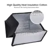 Bärbar termisk isolerad kylare Box Stor utomhuskamer Lunch Bento Bags Trips BBQ Måltid Drick Zip Pack Picnic Supplies M1CV#