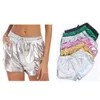 Shorts de grife estão vendendo bem nova cor sólida versátil elástico rendas até calças de couro pu patente quente sexy womens wear 33kh