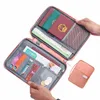 hot Travel Wallet Family Passport Holder Creative Waterproof Document Case Organizer Travel accories Document Bag Cardholder Z5iR#