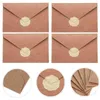Presente Envoltório Vintage Envelope Portátil Envelopes de Casamento Literatura e Cartão Em Branco Papel Pequeno Cartões