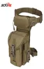 Tactical Waist Bag Drop Leg Bags Tool Fanny Camping Hiking Trekking Military Shoulder Saddle Nylon Multifunction Pack XA128G Q0726368190