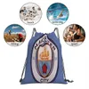 sustainable Drawstring Backpacks Designed Eco-Friendly Living School Cam Excursis Canvas t4EL#