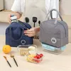 Borsa portatile per pranzo impermeabile Bento Canna bento isolata Borsa insulato per donne borse da pranzo graziose x7qa#