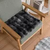 Chair Covers 40x40cm Sofa Cushion Solid Color Wear Resistant Extra Soft Thick Washable Dining Thickened Seat Pad