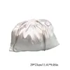 white Smoothly Satin Travel Drawstring Bag Tote Storage Bag Organizer Bag For Underwear Toy Eco-friendly Handbag Storage l9Zd#