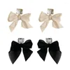 Boucles d'oreilles pendantes en forme de nœud papillon, tissu en plastique, accessoires de bijoux, pendentif, cadeau pour livraison directe