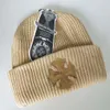 Beanie Luxury Hat Designer Winterkappe Männer Frauen Hats Marke Chr warm warmes Motorhaube Sanskrit Hufeisen Herzen Kopfbedeckung Casquette Frauen Wollkaschmir Strickkappen SQAW