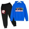 2-13 ans Game d'automne Marios Sweatshirt sets Kids Sonic New Casual Sonic Hoodies + Long Pantal