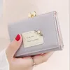 Women Wormeds Female Short Design Fi Tre piega Borsa Simple Studente Clutch Clot Holder Borse J5S3#