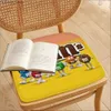 Cushion/Decorative Pillow M-M MS Chocolate Cushion Mat European Chair Mat Soft Pad Seat Cushion For Dining Patio Home Office Garden Sofa Decor Tatami Y240401