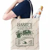 Harry's House Pattern Tote Bag, Casual Canvas Shop Bag, Travel Storage Bag Reutilizável Shop Bag Supermarket Bag G0HO #