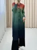 معاطف الخندق النسائية GVUW مطوية معطف اللون معطف النساء الموضة واحدة طوق جولة طوق كامل الأكمام طويلة 2024 17G5755