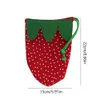 makeup Pocket Cute Strawberry Drawstring Bag Korean Style Storage Bag Cosmetic Bag Beauty Tools Pouch Large Capacity X00v#